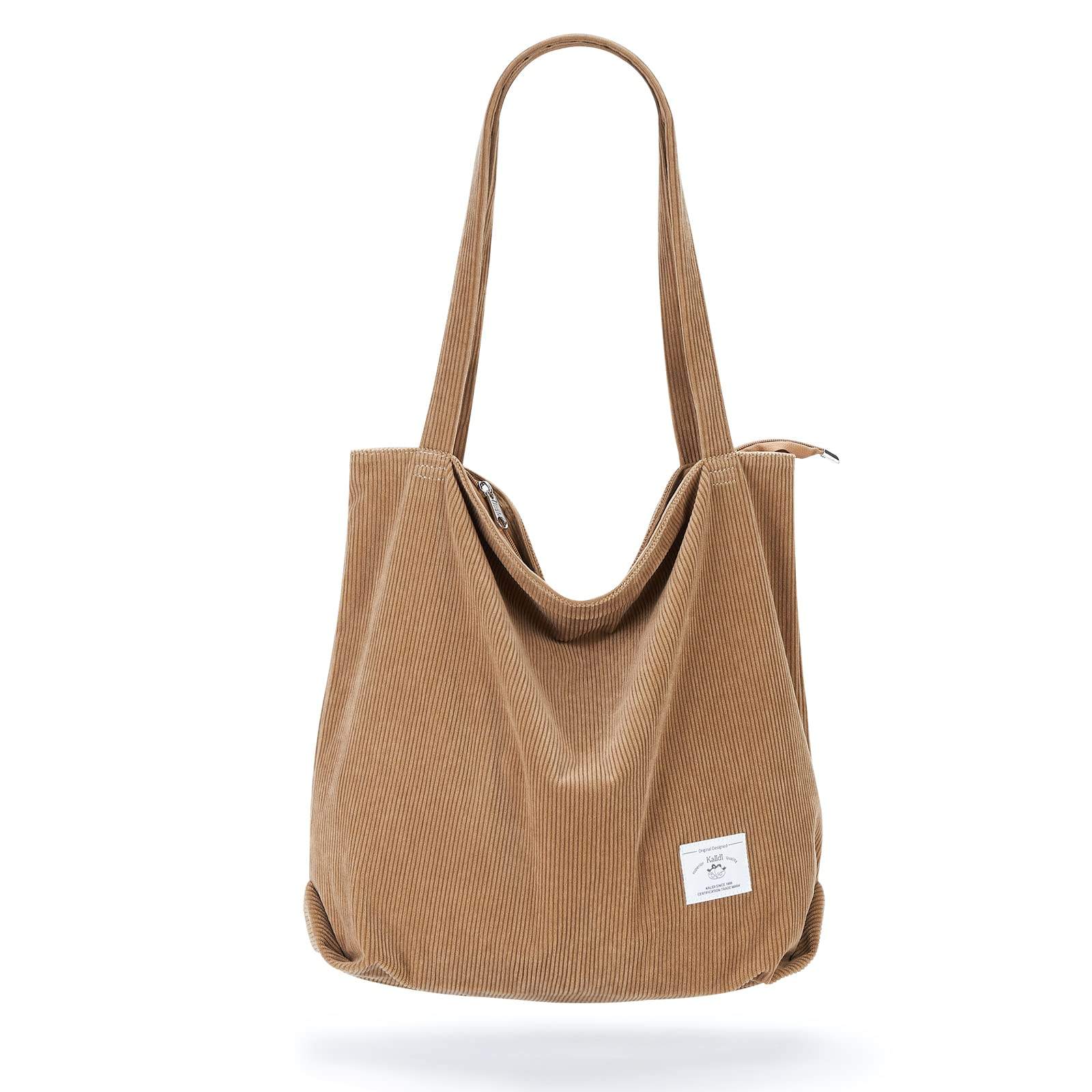 Durable Corduroy Tote Bag